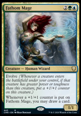 (445/361) Magic The Gathering Commander Legends: Extras Single: Fathom Mage Rare