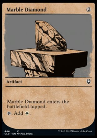 (446) Magic The Gathering Commander Legends: Battle for Baldur's Gate: Extras Single: Marble Diamond Holo Common