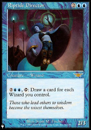 (050) Magic The Gathering The List Single: Riptide Director Rare