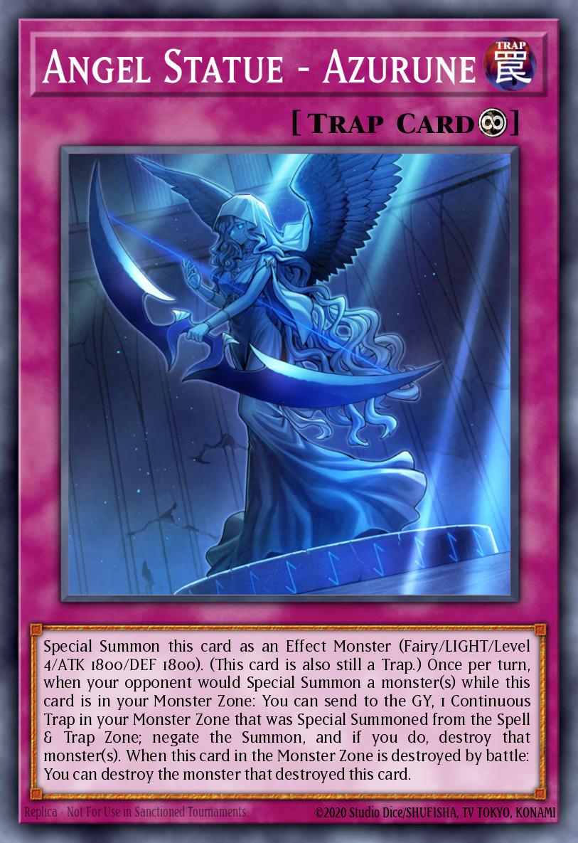 (109) YuGiOh TCG MZTM: Maze of the Master Single: Angel Statue - Azurune Rare
