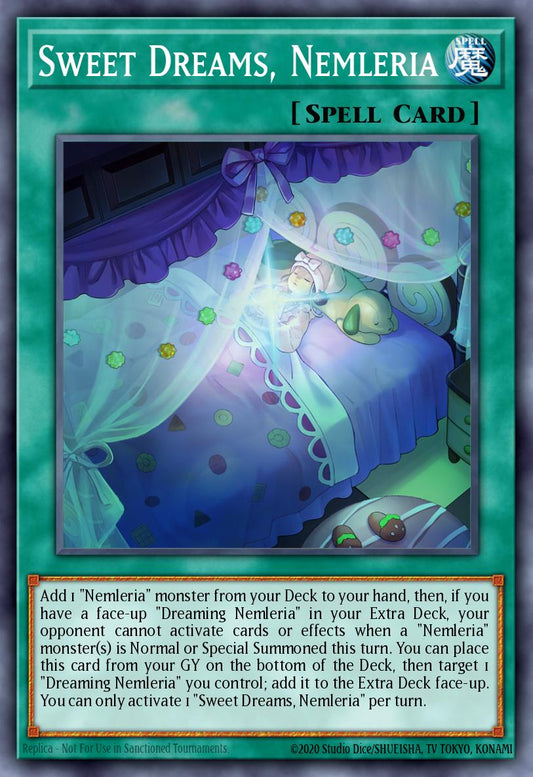 (197) YuGiOh TCG MP24: 25th Anniversary Tin: Dueling Mirrors Single: Sweet Dreams, Nemleria  Ultra Rare