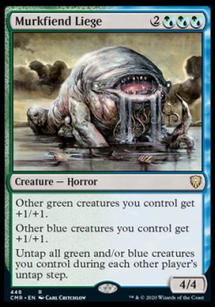 (448/361) Magic The Gathering Commander Legends: Extras Single: Murkfiend Liege Rare