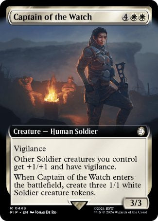 (448) Magic The Gathering Universes Beyond: Fallout: Extras Single: Captain of the Watch (V.1) Rare