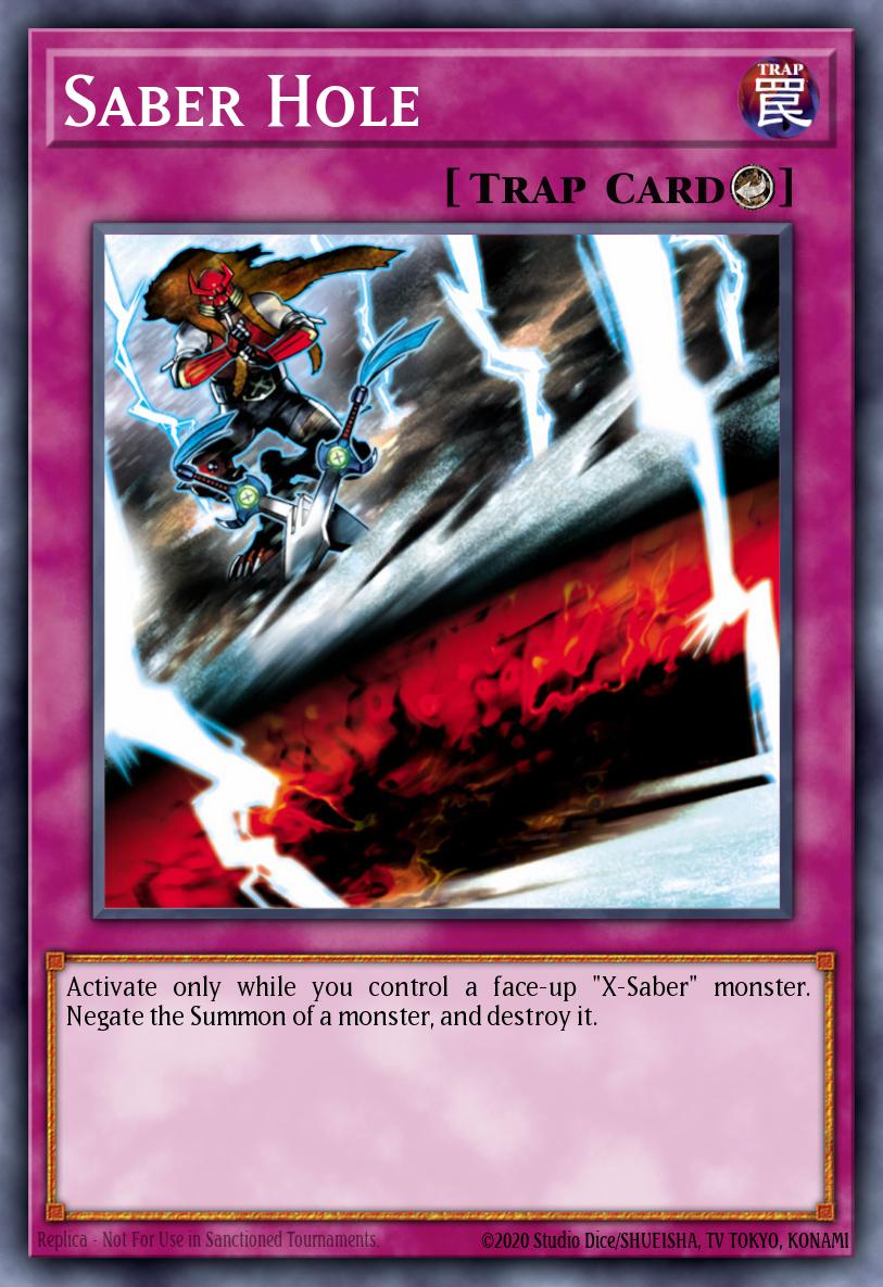(073) YuGiOh TCG ABPF: Absolute Powerforce Single: Saber Hole Super Rare