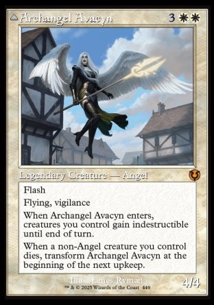 (449) Magic The Gathering Innistrad Remastered: Extras Single: Archangel Avacyn / Avacyn, the Purifier Holo Mythic