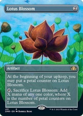 (451) Magic The Gathering Dominaria Remastered: Extras Single: Lotus Blossom (V.2) Rare