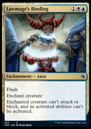 (453) Magic The Gathering Jumpstart Single: Lawmage's Binding Common