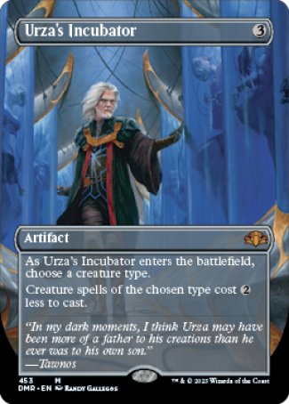 (453) Magic The Gathering Dominaria Remastered: Extras Single: Urza's Incubator (V.2) Mythic