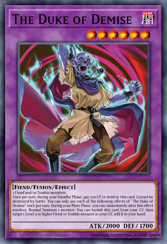 (033) YuGiOh TCG MZTM: Maze of the Master Single: The Duke of Demise  Ultra Rare