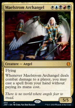 (454) Magic The Gathering Jumpstart Single: Maelstrom Archangel Mythic