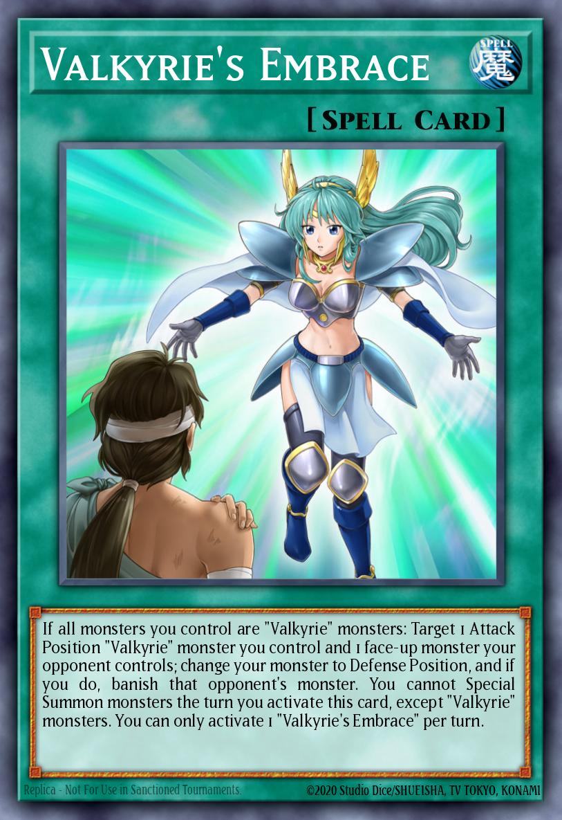 (091) YuGiOh TCG MP20: 2020 Tin of Lost Memories Mega Pack Single: Valkyrie's Embrace Rare