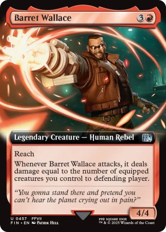 (457) Magic The Gathering Magic: The Gathering - FINAL FANTASY: Extras Single: Barret Wallace (V.1) Holo Uncommon