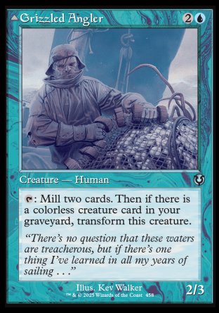 (458) Magic The Gathering Innistrad Remastered: Extras Single: Grizzled Angler / Grisly Anglerfish Uncommon