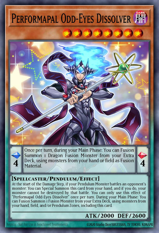 (446) YuGiOh TCG MP25: 2025 Mega-Pack Tin Single: Performapal Odd-Eyes Dissolver  Common