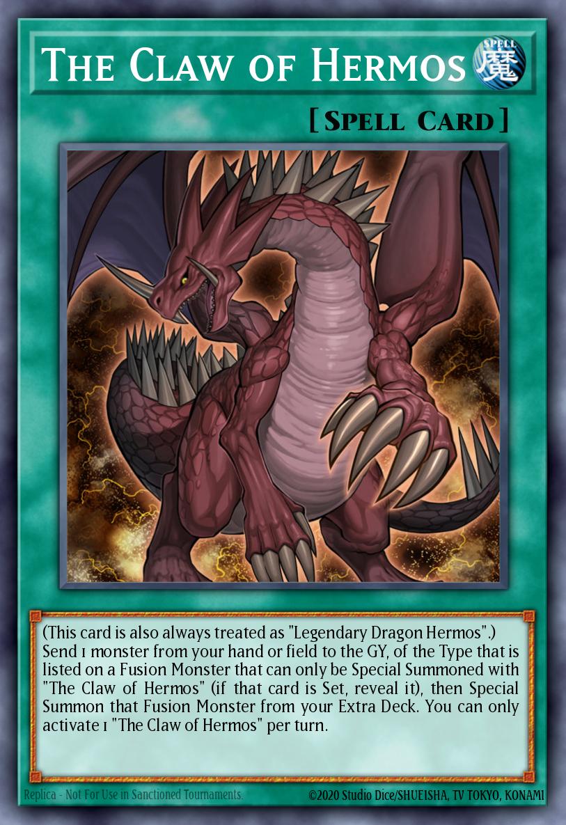 (256) YuGiOh TCG RA04: Quarter Century Stampede Single: The Claw of Hermos (V.1 - Platinum Secret Rare) Platinum Secret Rare