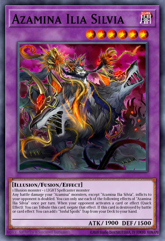 (103) YuGiOh TCG MP25: 2025 Mega-Pack Tin Single: Azamina Ilia Silvia  Secret Rare