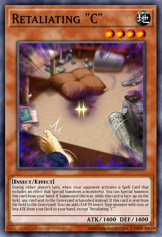 (027) YuGiOh TCG MP25: 2025 Mega-Pack Tin Single: Retaliating C  Starlight Rare
