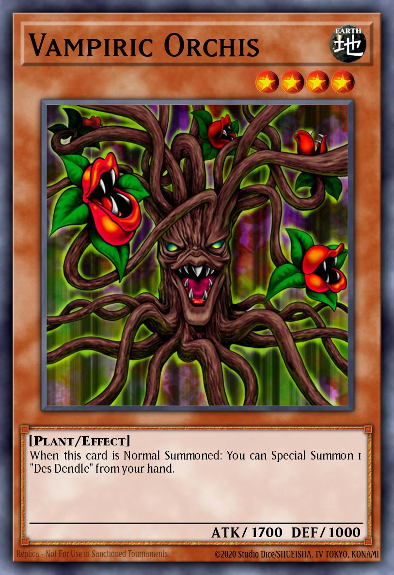 (014) YuGiOh TCG MFC: Magician's Force Single: Vampiric Orchis Common