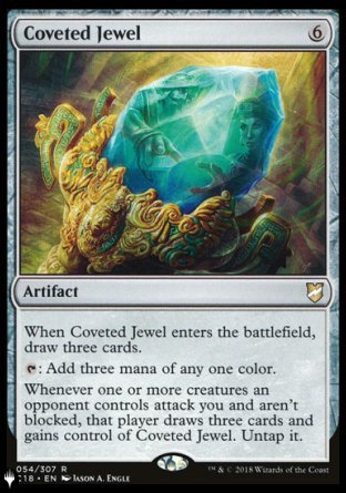 (054) Magic The Gathering The List Single: Coveted Jewel Rare