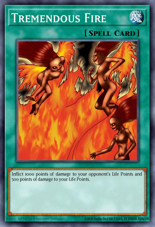 (053) YuGiOh TCG DB2: Dark Beginning 2 Single: Tremendous Fire  Common