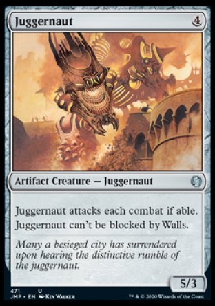 (471) Magic The Gathering Jumpstart Single: Juggernaut Holo Uncommon