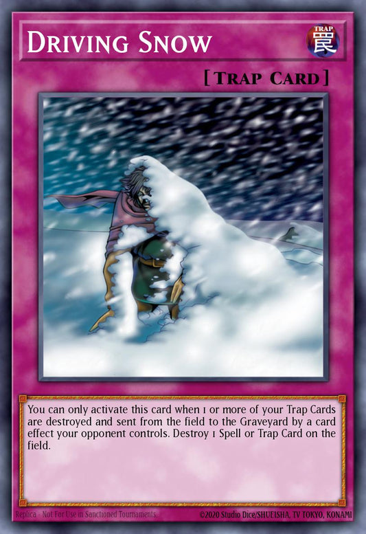 (018) YuGiOh TCG PSV: Pharaoh's Servant Single: Driving Snow (V.2 - Common)  Common