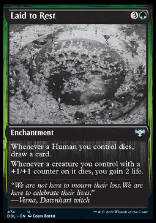 (474) Magic The Gathering Innistrad: Double Feature Single: Laid to Rest Uncommon