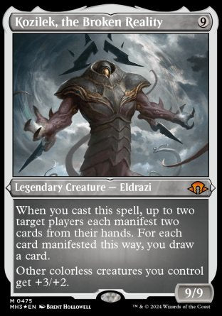 (475) Magic The Gathering Modern Horizons 3: Extras Single: Kozilek, the Broken Reality (V.3) Holo Mythic