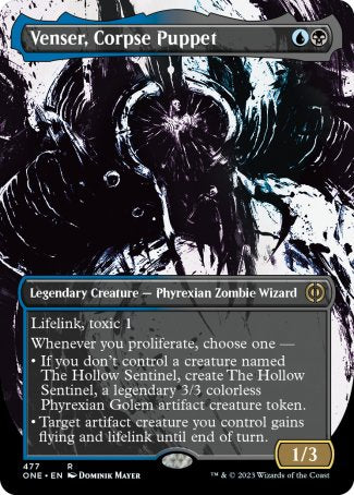 (477) Magic The Gathering Phyrexia: All Will Be One: Extras Single: Venser, Corpse Puppet (V.2) Rare