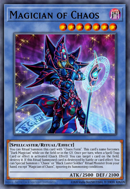 (266) YuGiOh TCG MP25: 2025 Mega-Pack Tin Single: Magician of Chaos  Ultra Rare