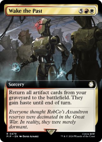 (479) Magic The Gathering Universes Beyond: Fallout: Extras Single: Wake the Past (V.1) Rare