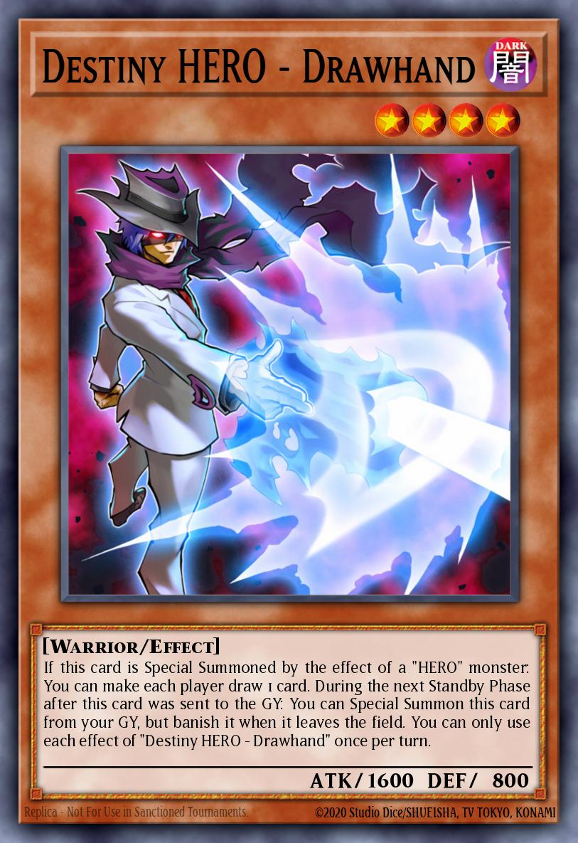 (055) YuGiOh TCG MP20: 2020 Tin of Lost Memories Mega Pack Single: Destiny HERO - Drawhand Common