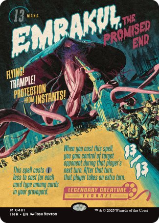 (481) Magic The Gathering Innistrad Remastered: Extras Single: Emrakul, the Promised End (V.2) Mythic