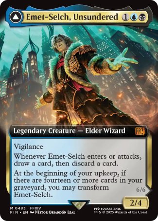 (483) Magic The Gathering Magic: The Gathering - FINAL FANTASY: Extras Single: Emet-Selch, Unsundered // Hades, Sorcerer of Eld (V.2) Holo Mythic