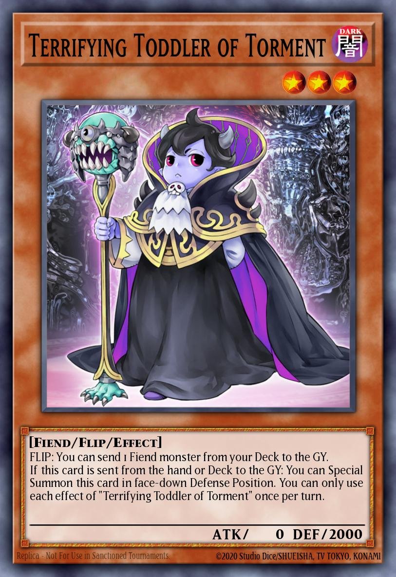(091) YuGiOh TCG MP19: 2019 Gold Sarcophagus Tin Mega Pack Single: Terrifying Toddler of Torment Common