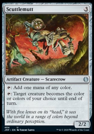 (484) Magic The Gathering Jumpstart Single: Scuttlemutt Holo Uncommon