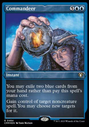 (484) Magic The Gathering Commander Masters: Extras Single: Commandeer Rare