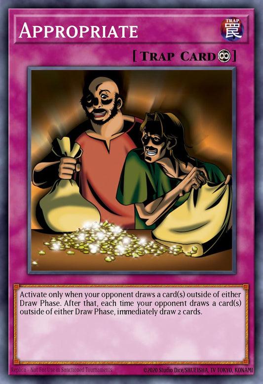(EN024) YuGiOh TCG PSV: Pharaoh's Servant Single: Appropriate (V.3 - Rare)  Rare