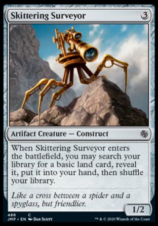 (486) Magic The Gathering Jumpstart Single: Skittering Surveyor Common