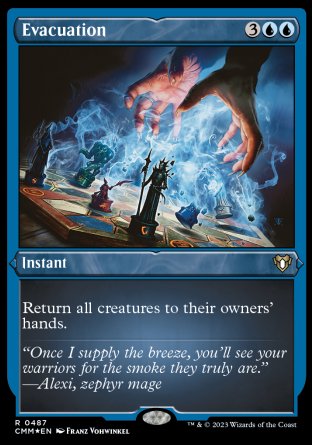 (487) Magic The Gathering Commander Masters: Extras Single: Evacuation Rare