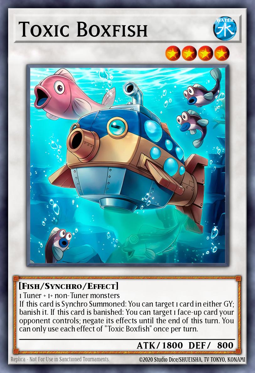 (085) YuGiOh TCG ALIN: Alliance Insight Single: Toxic Boxfish Super Rare