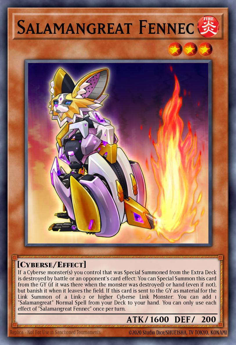 (051) YuGiOh TCG MP20: 2020 Tin of Lost Memories Mega Pack Single: Salamangreat Fennec Common