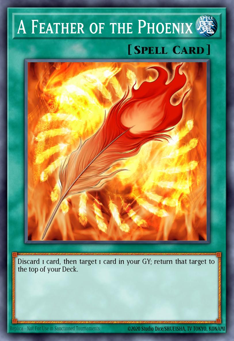 (280) YuGiOh TCG LCYW: Legendary Collection 3: Mega Pack Single: A Feather of the Phoenix Secret Rare