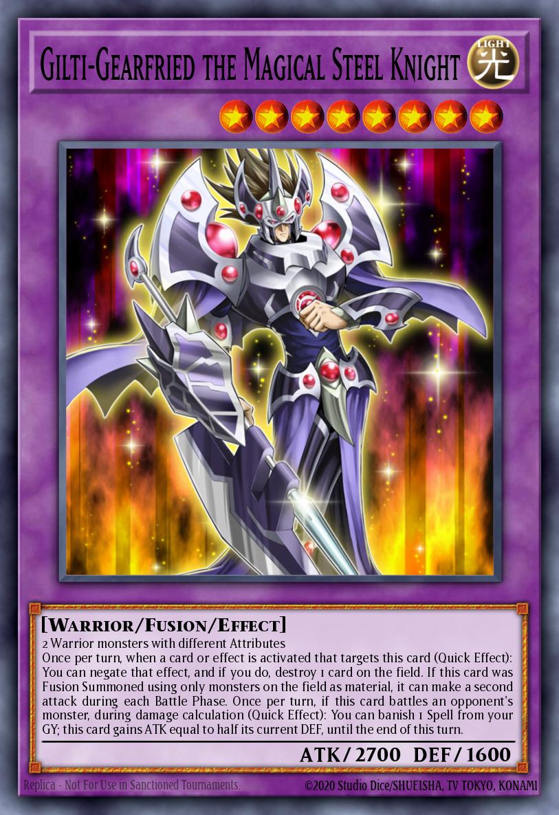 (016) YuGiOh TCG MP24: 25th Anniversary Tin: Dueling Mirrors Single: Gilti-Gearfried the Magical Steel Knight Quarter Century Secret Rare