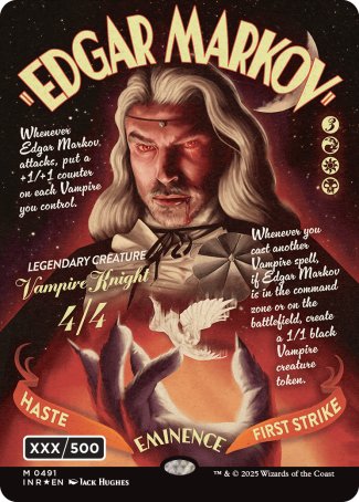 (491) Magic The Gathering Innistrad Remastered: Extras Single: Edgar Markov (V.3) Holo Mythic