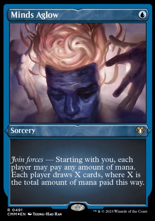 (491) Magic The Gathering Commander Masters: Extras Single: Minds Aglow Rare