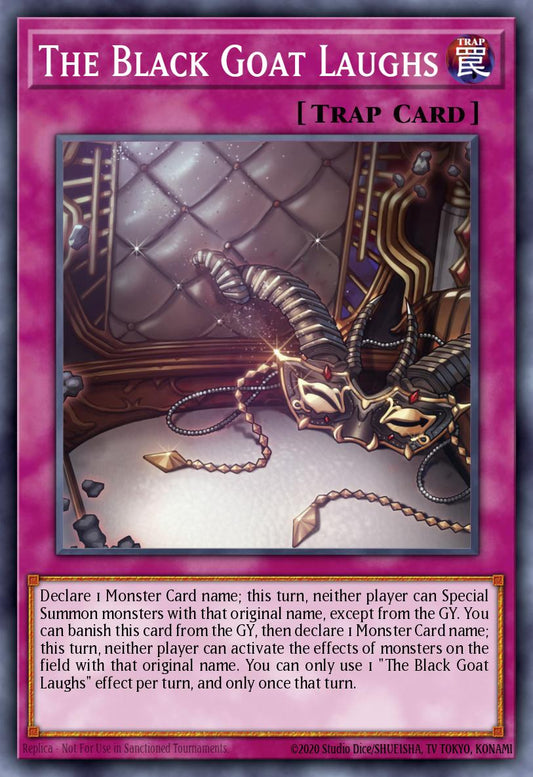 (078) YuGiOh TCG PHNI: Phantom Nightmare Single: The Black Goat Laughs (V.1 - Secret Rare)  Secret Rare