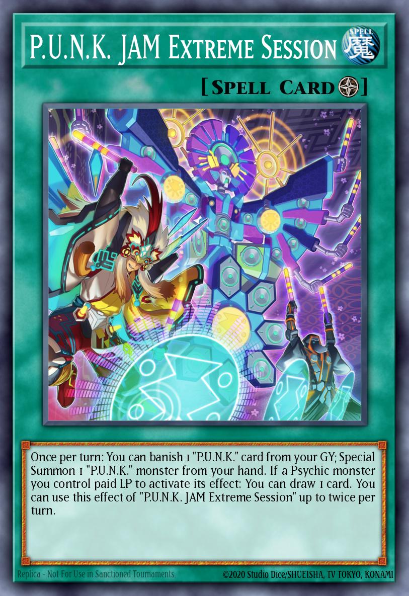(080) YuGiOh TCG BLMM: Battles of Legend: Monster Mayhem Single: P.U.N.K. JAM Extreme Session Ultra Rare