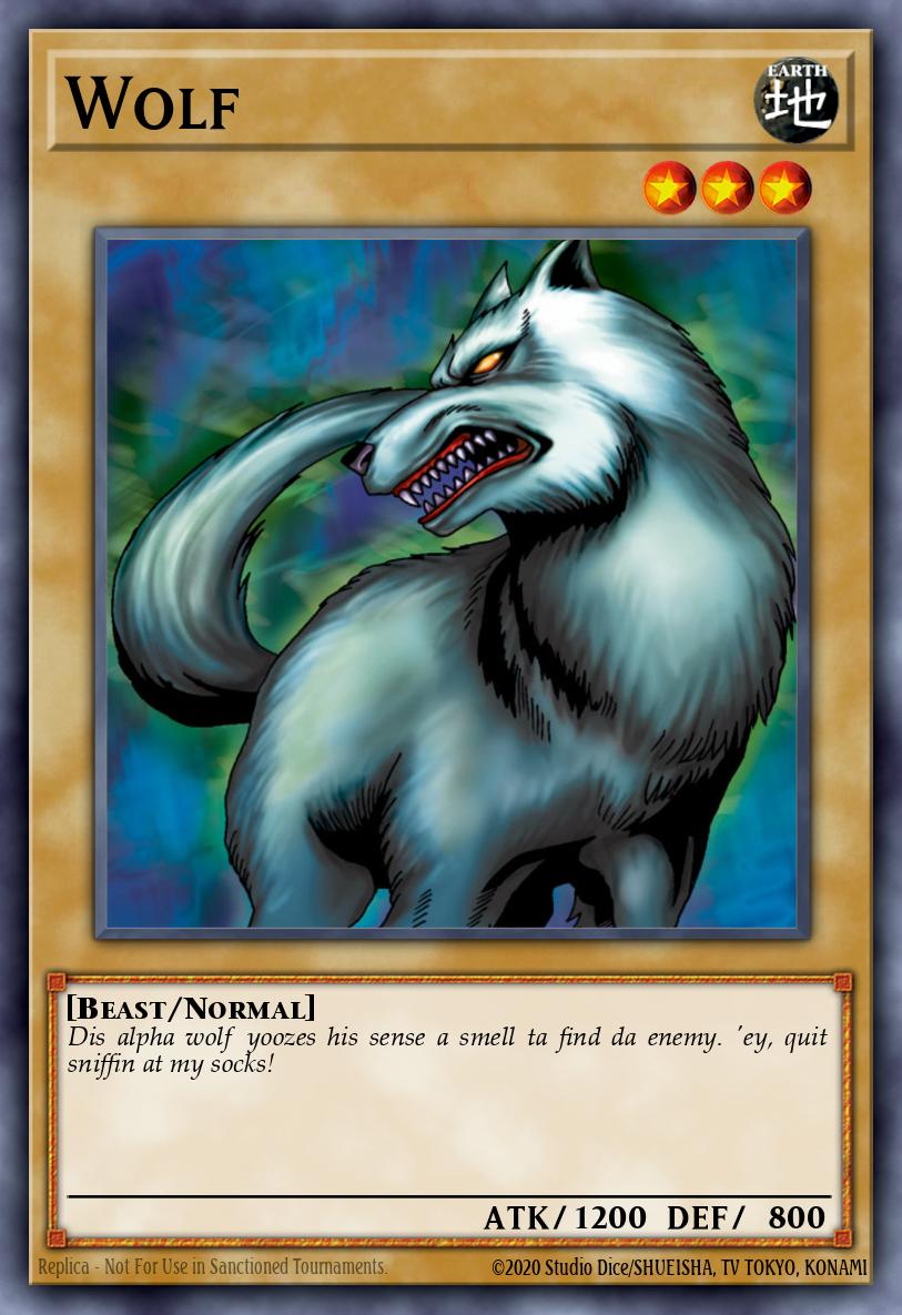 (018) YuGiOh TCG LCJW: Legendary Collection 4: Mega Pack Single: Wolf Common