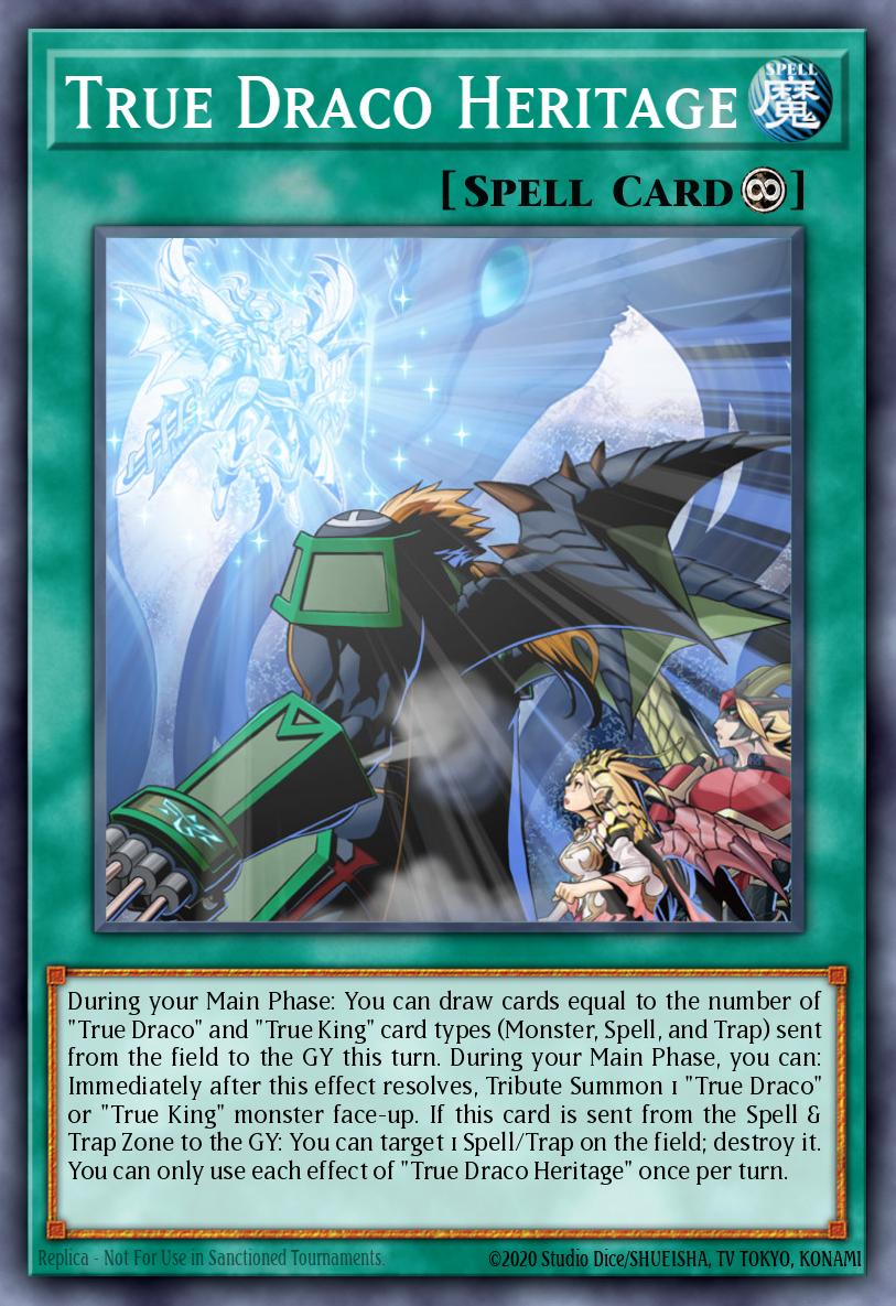 (168) YuGiOh TCG BLMM: Battles of Legend: Monster Mayhem Single: True Draco Heritage Secret Rare